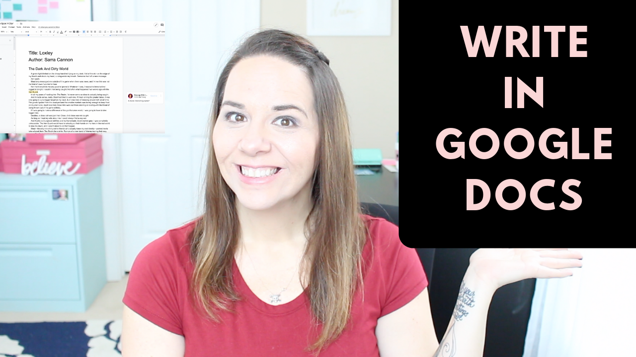 Why I Write In Google Docs (Instead of Scrivener!)