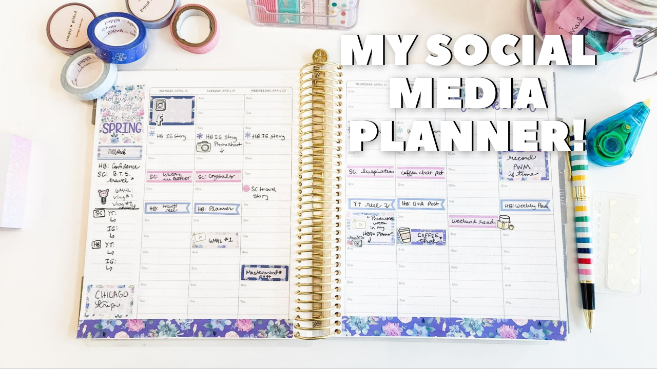 How I Plan My Social Media As An Author